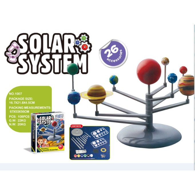 Solar System - Mainan Edukasi DIY Sains Kit