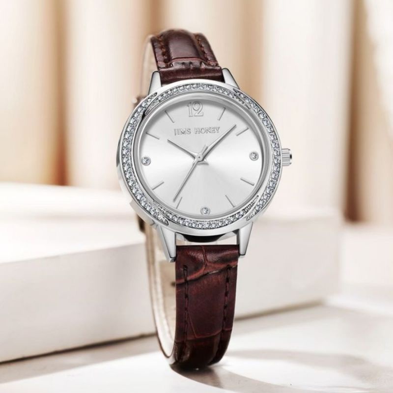 Jam Tangan Jimshoney Sale Murah JHW 13 Watch Analog Original Jims Honey - Arloji Strap Kulit Jamtangan Dual Tone Antiair Promo