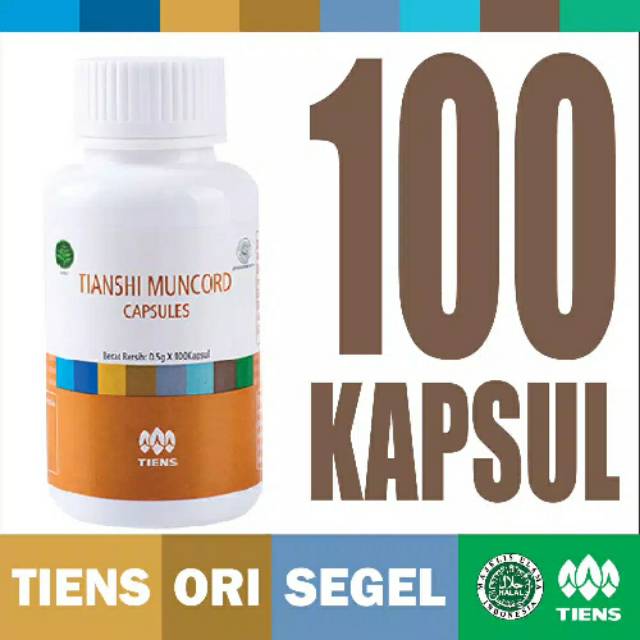 Tianshi/Tiens MUNCORD CAPSULS / 100 KAPSUL