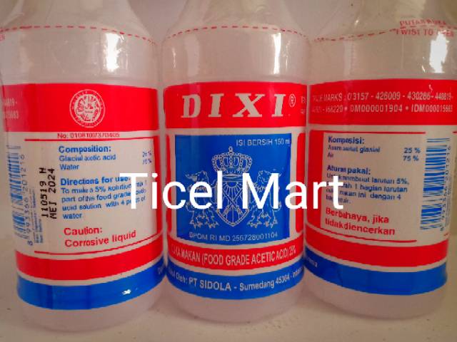 Cuka Dixi Asli Original 150 ml