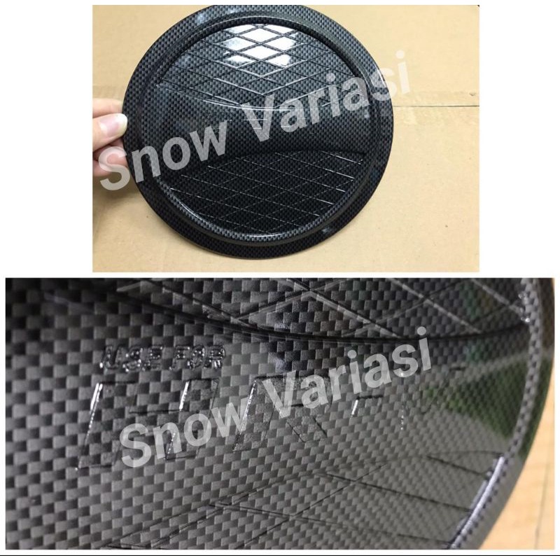 Tank cover premium edition tutup tangki bensin hrv carbon kilap