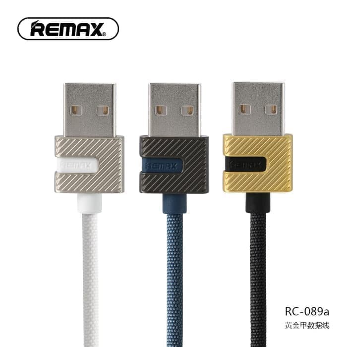 Remax Durable Cable TYPE C RC-089A Kabel Data Metal Fast Charging