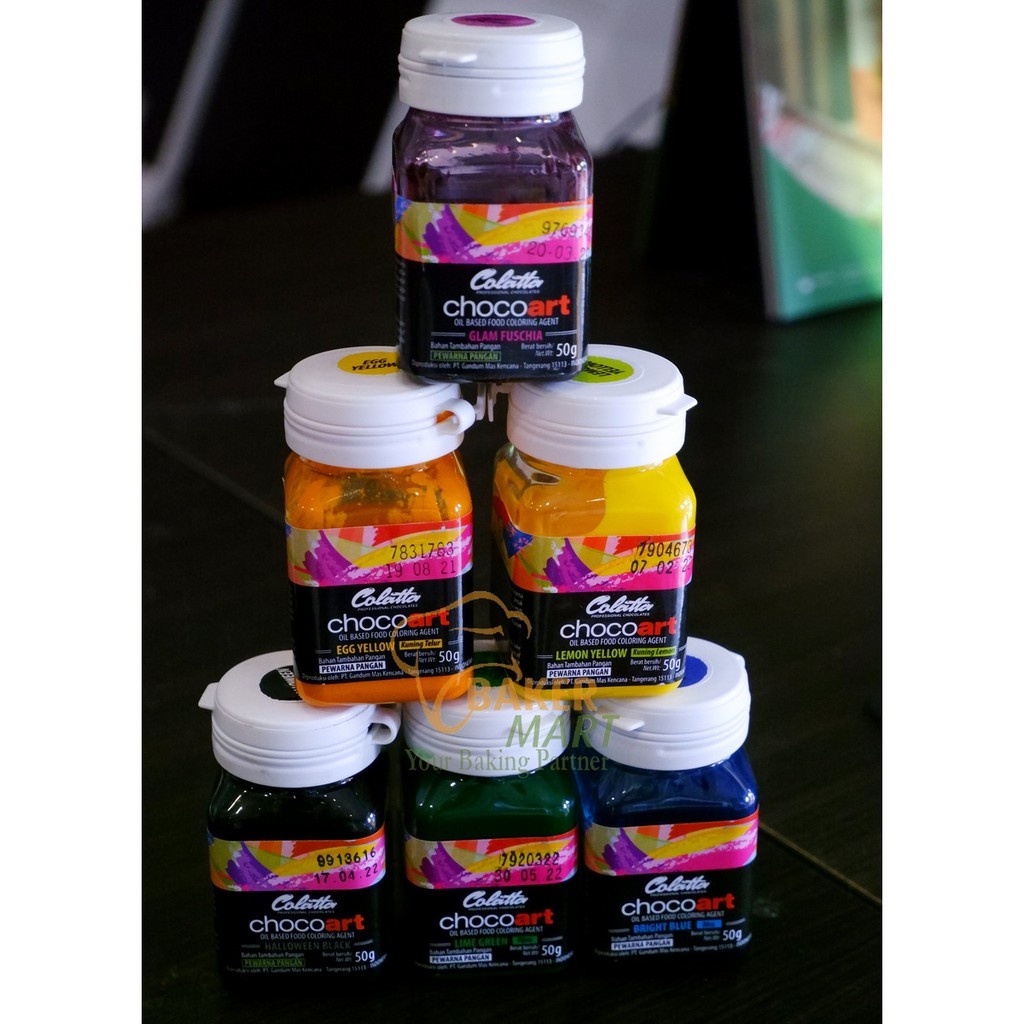 

Colatta Choco Art Oil Base/ Pewarna Makanan Lemak Nabati 50gr