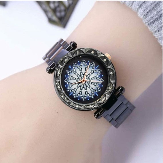 Jam Tangan Wanita Analog Fashion Casual Women Strap Stainless Steel Wrist Quartz Watch 905