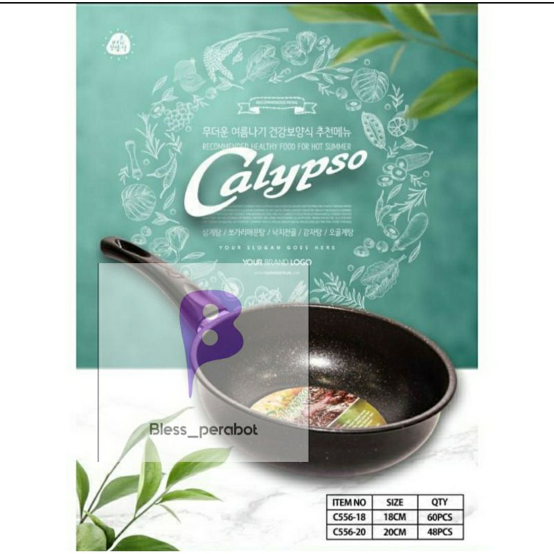 FRY WOK  18 CM CALYSPO
