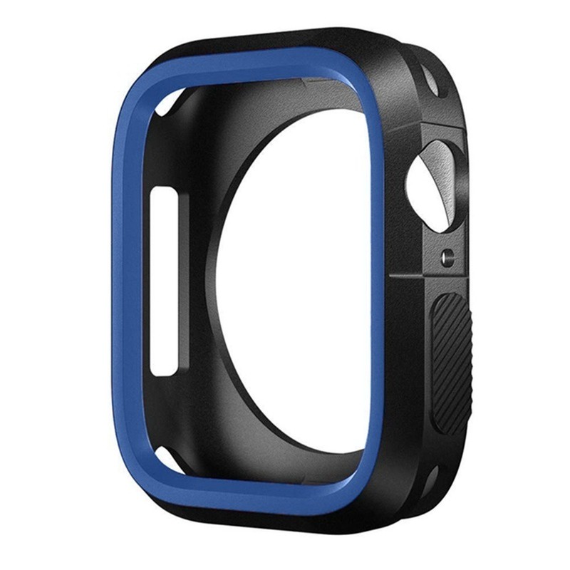 Case Untuk Untuk Apple Watch 41mm 45mm 44mm 40mm 38mm 42mm Silikon iWatch Series SE 7 6 5 4 3 Case iWatch Sports Case Dua Cases