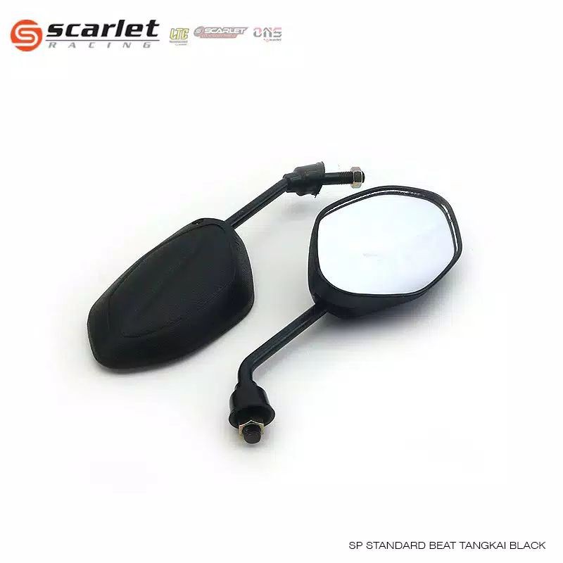 (BEAT) SPION STANDAR SCARLET 1SET SEPASANG CARBON BEAT FI KARBU SCOOPY VARIO 110 125 150 SPACY