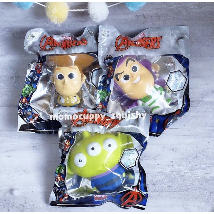 Squishy licensed toy story ( mainan anak2 motif toy story )
