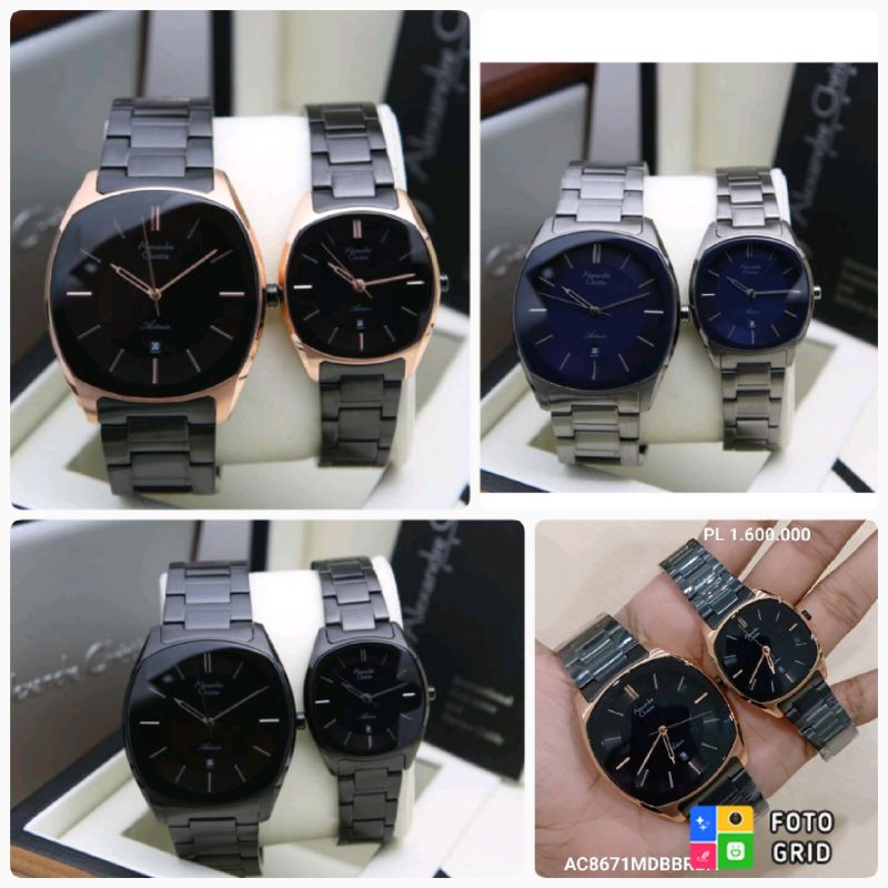 JAM TANGAN COUPLE ALEXANDRE CHRISTIE AC 8671 || AC8671 ORIGINAL