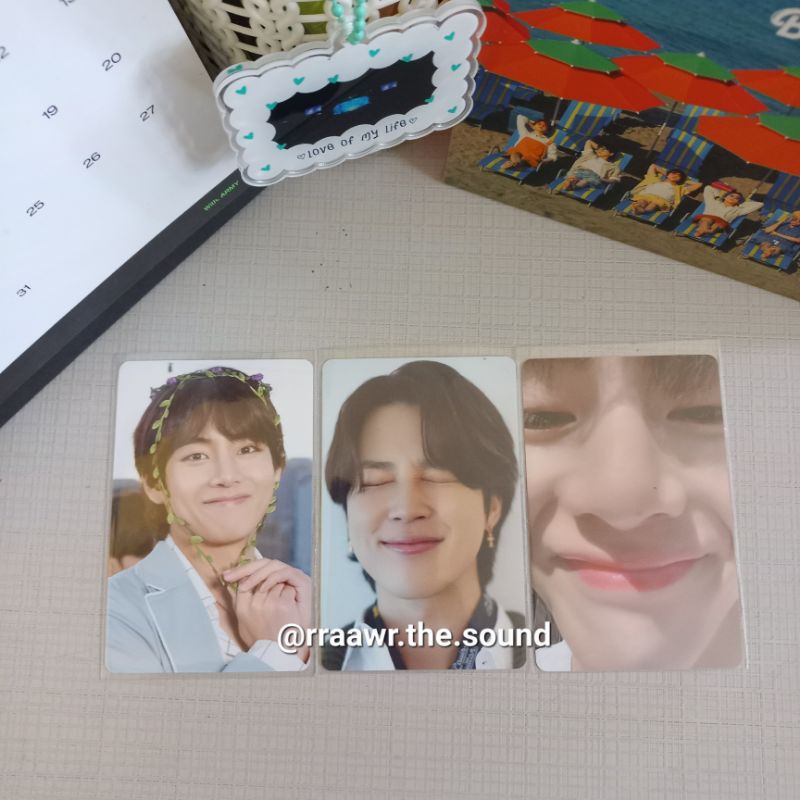 photocard bts dicon official tae zoom tae daun jimin merem
