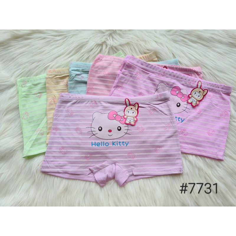 1 Lusin CD Celana Dalam Anak Perempuan Cewek Lusinan Hellokitty / Celana Dalam Bayi Boxer Anak HK