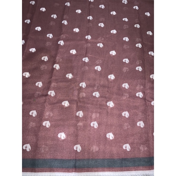 SEGIEMPAT VOALDENAY KW PREMIUM / HIJAB JILBAB SQUARE VOAL MOTIF LASER CUT-Motif 19