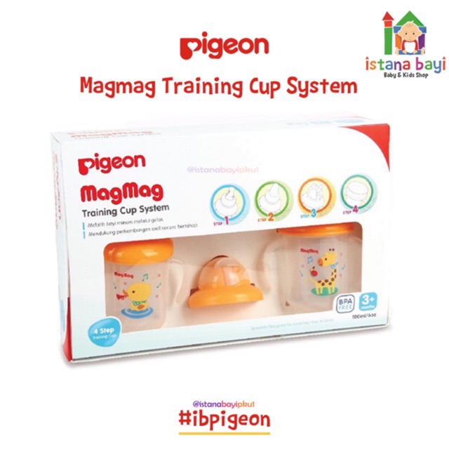 Pigeon Mag Mag Training cup System - Botol minum anak