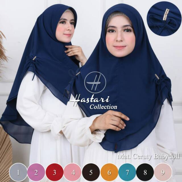 JILBAB Kerudung BERGO KHIMAR SYARI  (BABYDOLL CKK)