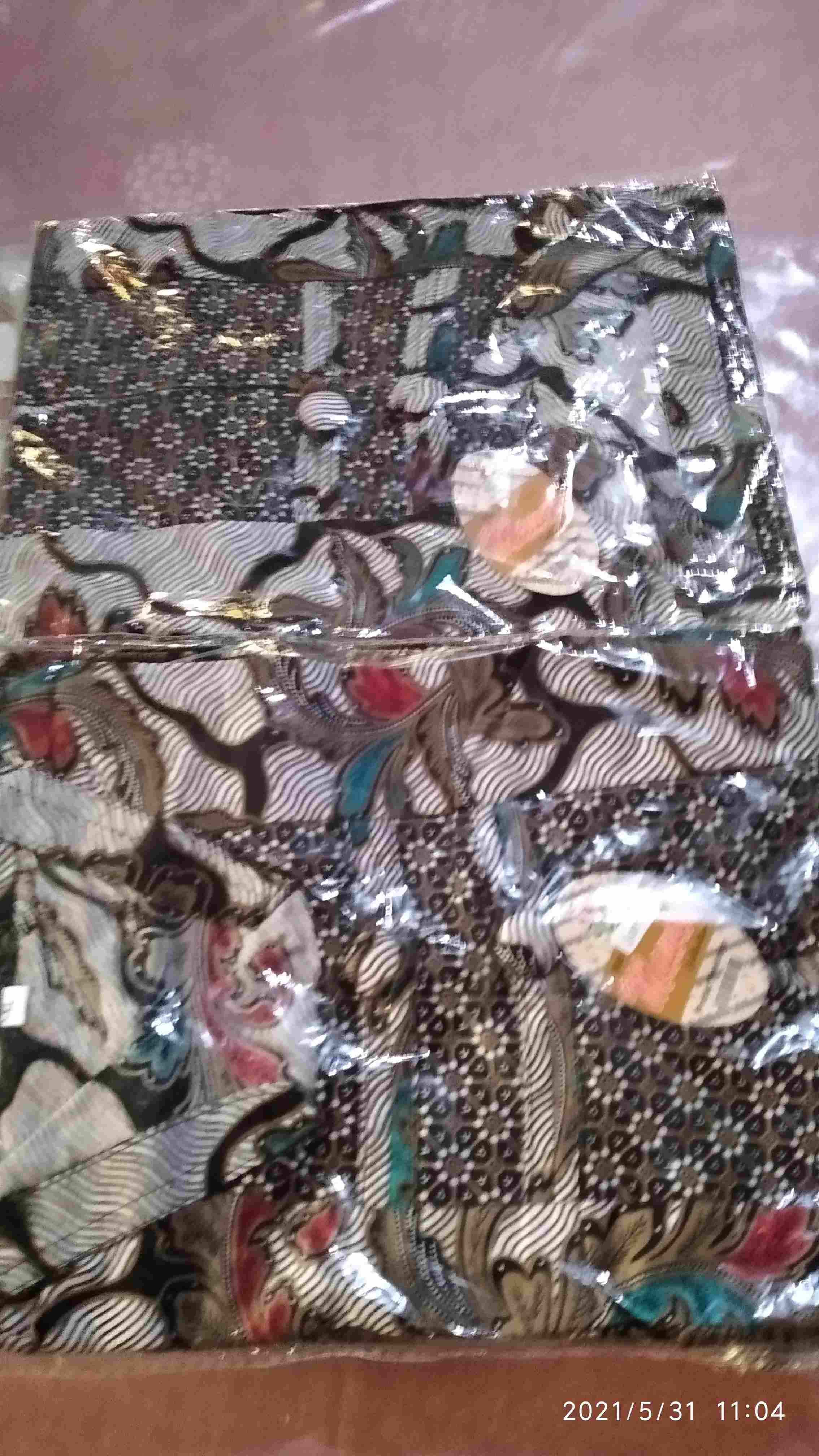 Longcardi Lawasan Daun Outer Batik Wanita Casual Kantoran Formal Kondangan Katun Halus Motif Premium