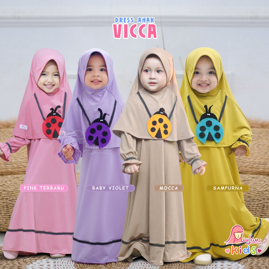 GAMIS ANAK CANTIK DRESS VICCA ORIGINAL MIULAN [BISA COD]