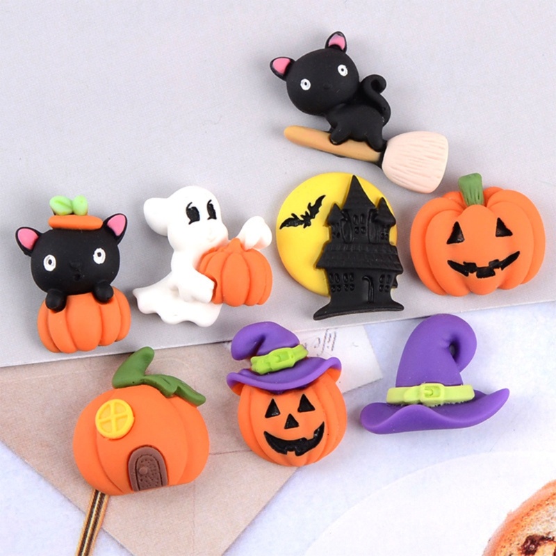 30 Pcs Push Pins Motif Kartun Bahan Resin Untuk Dekorasi Halloween