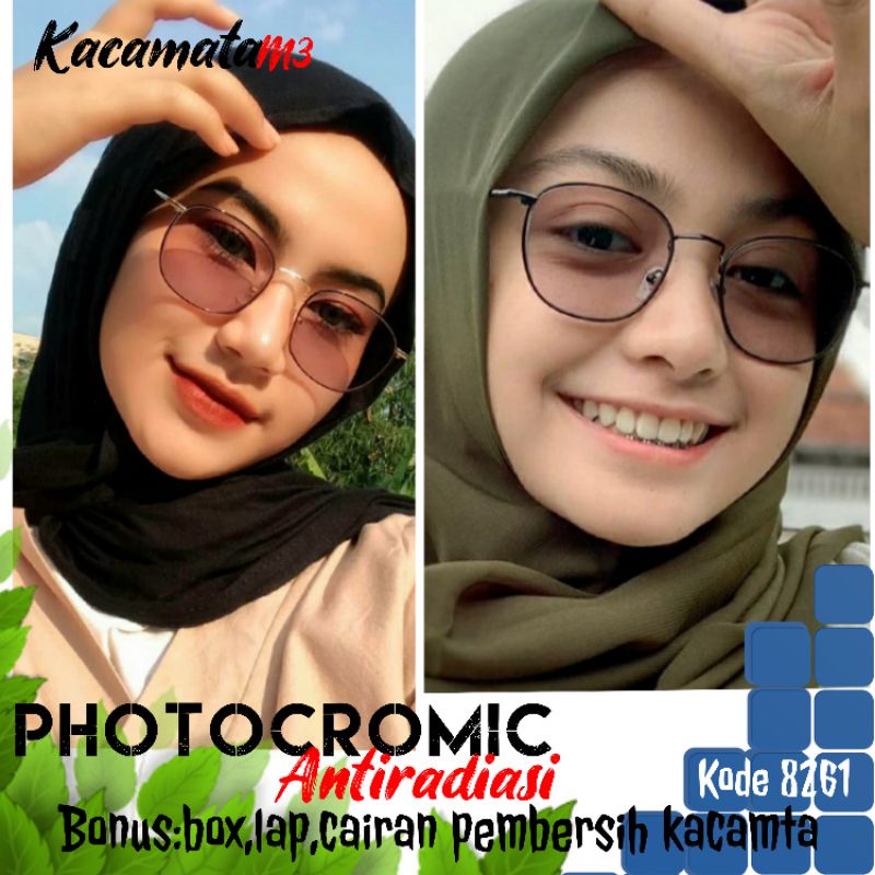 kacamata photocromic antiradiasi boleh pilih yang blueray bisa normal minus plus cilinder tergantung permintaan sampai minus 5 cyl 2 harga masih sama tulis saja pesanan kaka di catatan saat order free box lap cairan pembersih kode 8261 size 50-18-140