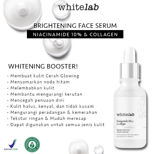 white lab acne calming serum