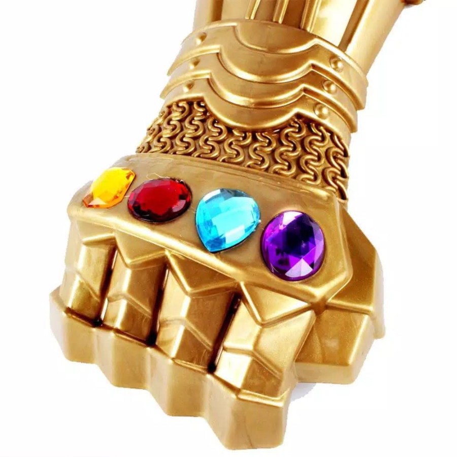 MAINAN ANAK SARUNG TANGAN THANOS AVENGERS CIVIL WARS TANOS MUSUH AVENGER INFINITY GAUNTLET STONES