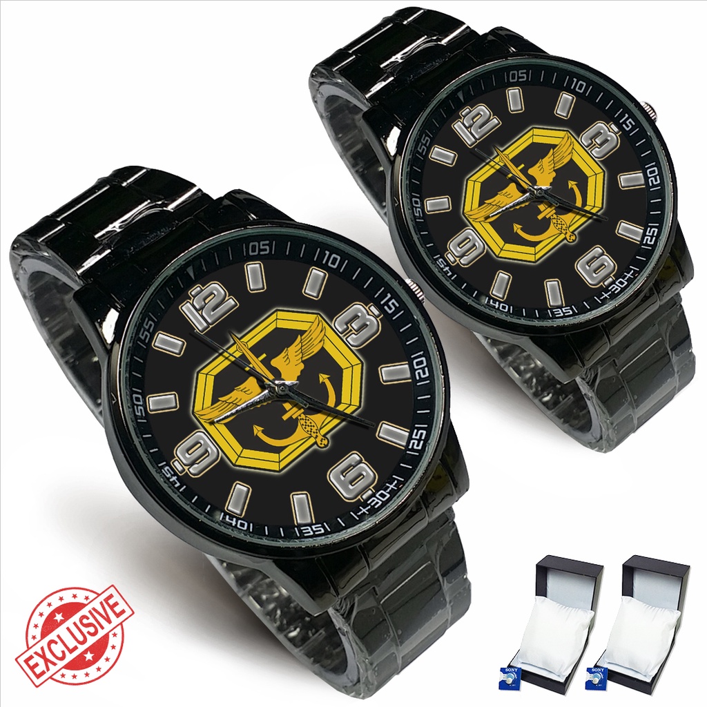 Jam Tangan Rantai Couple TNI KOPASSUS - 3 (Limited Edition)