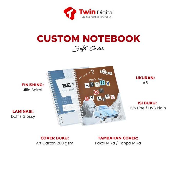 

Cetak Notebook Agenda Custom Softcover twindig11 Diminati Banget