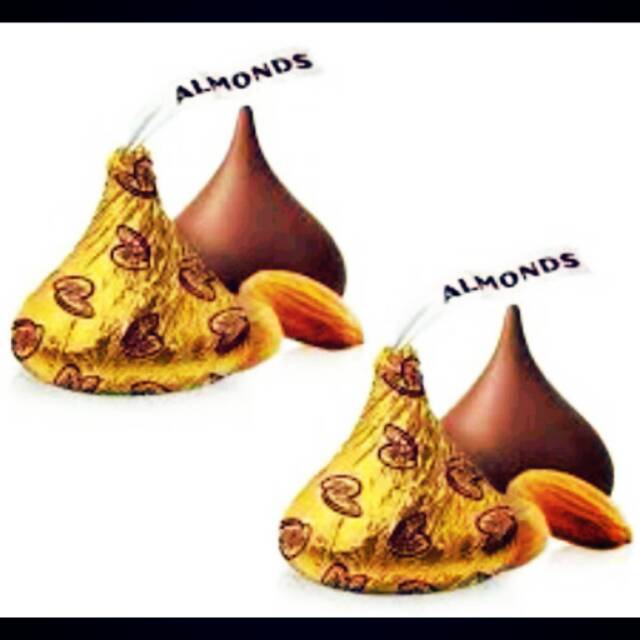 

Coklat Impor Hersey Kisses With Almond 500 gram