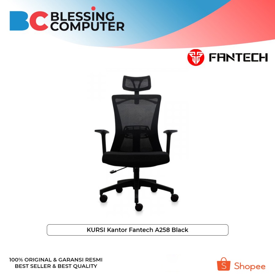 KURSI Kantor Fantech A258 Black