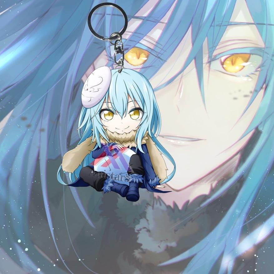 ●●● Gantungan Kunci Tensura Rimuru Tempest Ganci - Key Chain - Souvenir - Anime - Keychain ?