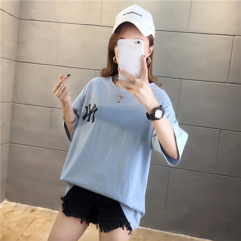 Baju Atasan Wanita Kaos Oversize NY