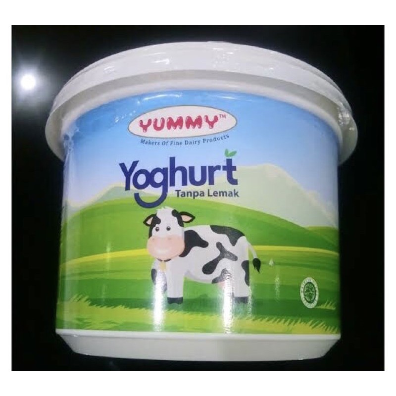 

YUMMY YOGHURT NATURAL PLAIN SKIM 500GR