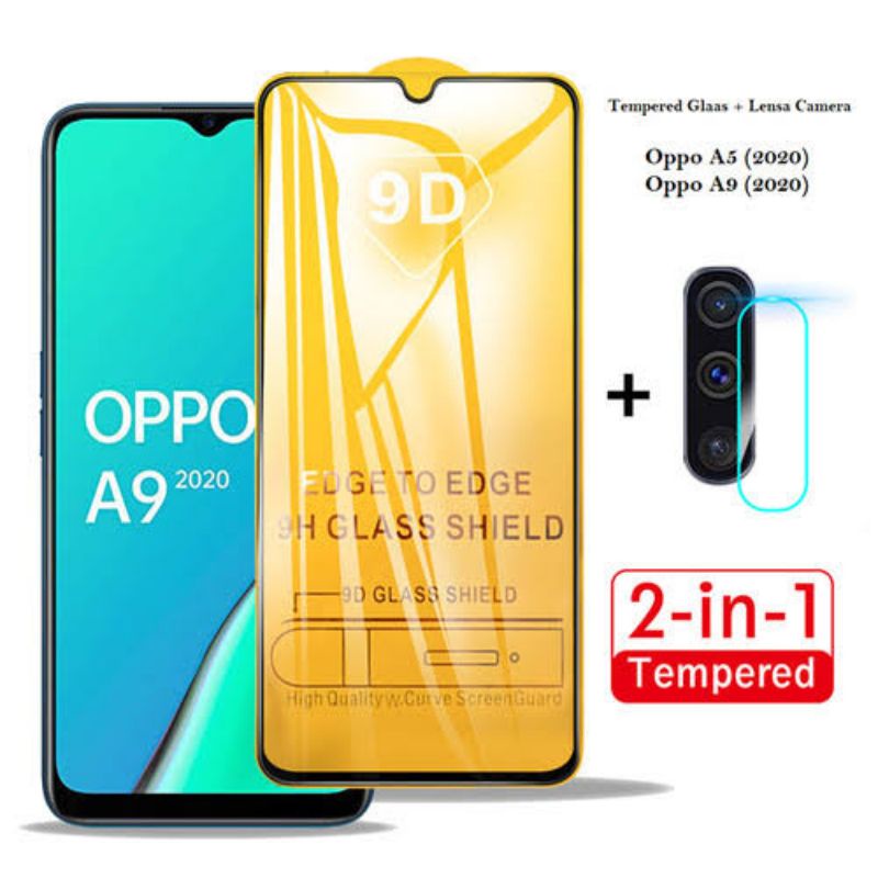 TAMPRED GLAS KACA FULL LAYAR HP OPPO A5/A9 2020/A31/A15/A15S/A16/A16K/A16E