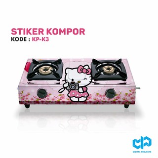  Hiasan  Dapur Stiker Kompor Doraemon Hello  Kitty  Keroppi 2 