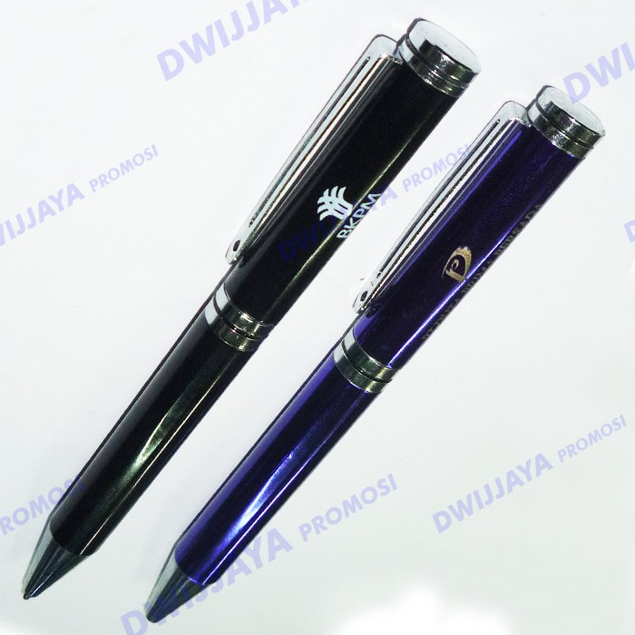 

Pulpen Metal Putar Body berbahan metal metalic bisa custom nama