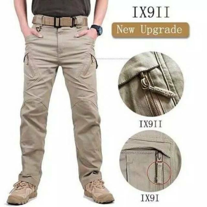 ORIGINAL (BUKAN KAIN KOTAK KOTAK) TERLARIS Celana panjang Pria Cargo Headgun KEKINIAN