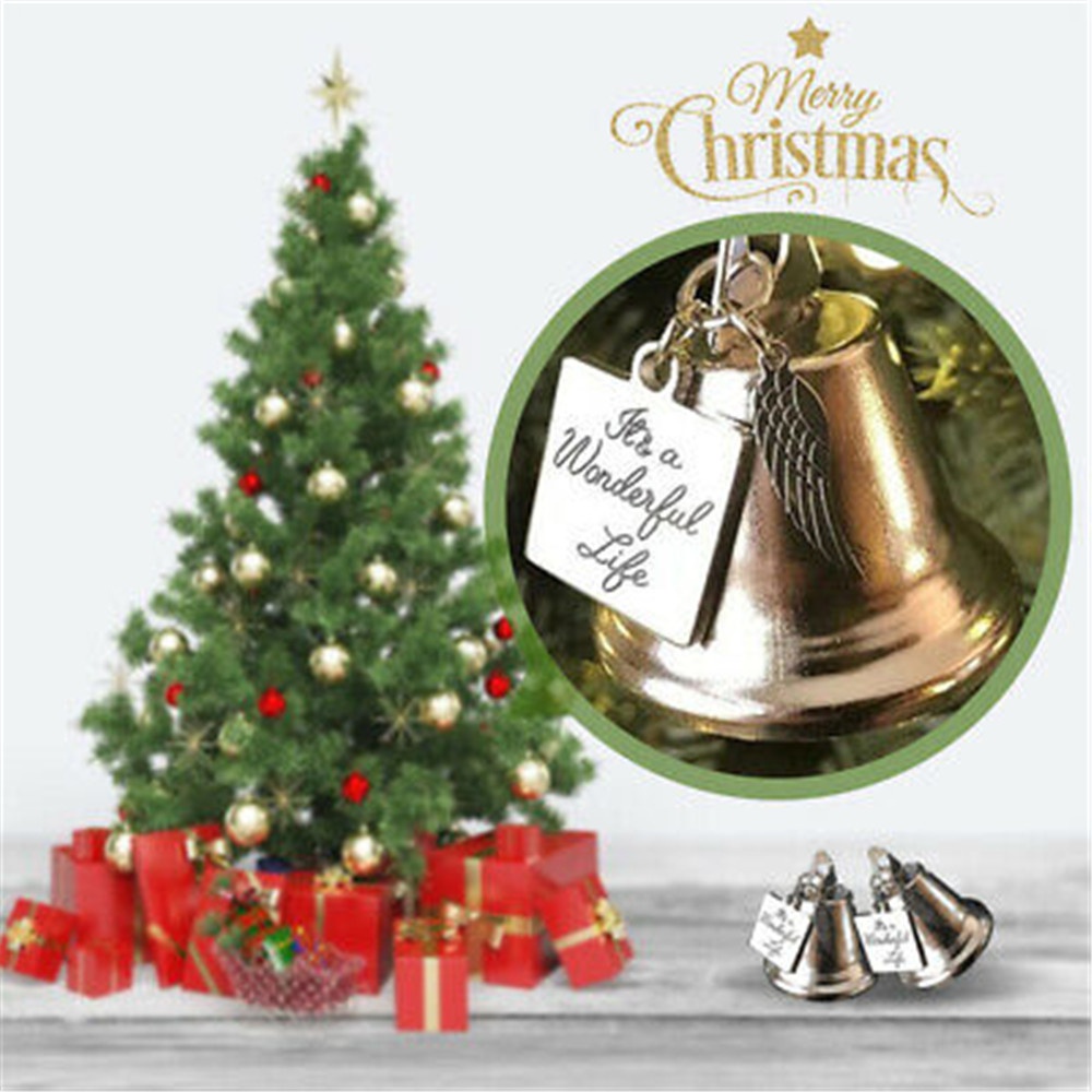 【COD Tangding】Christmas Angel Bell Ornament WITH Angel Wing Charm