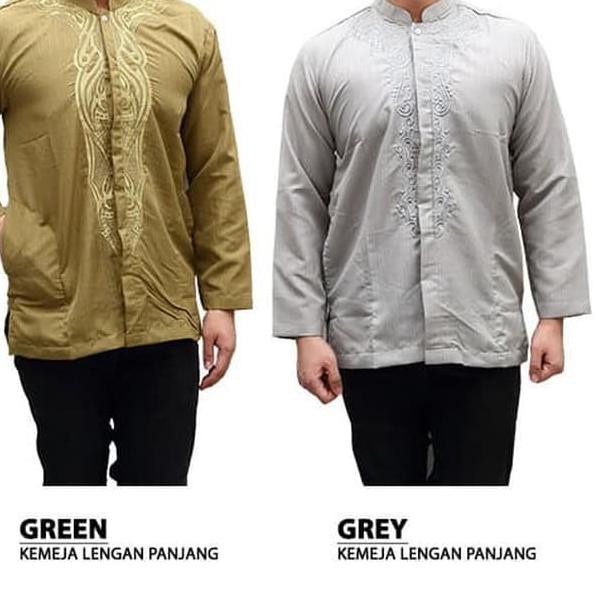 ♥ Baju Koko Pria Ramadhan Murah Islami Almia Remaja Kekinian Rabbani Pakistan F7Q0 ✥