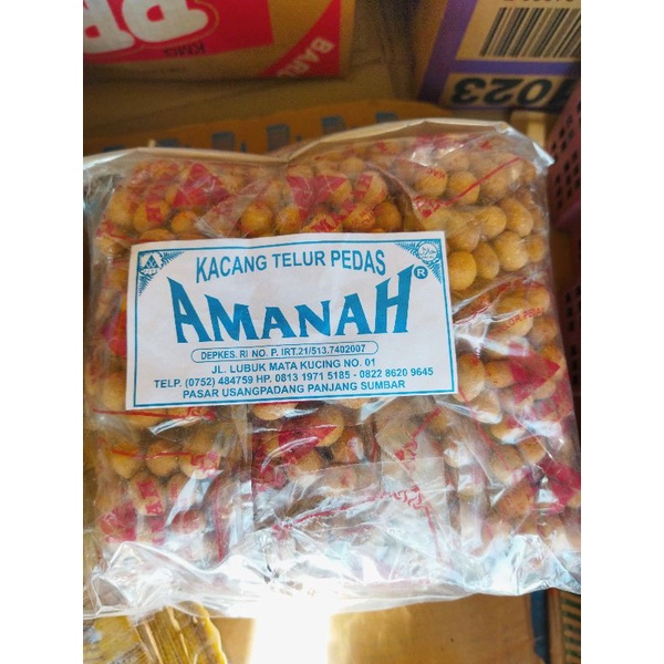 

Kacang Telur Pedas Amanah isi 25pcs