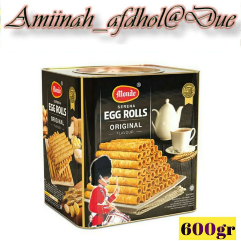 

Monde Egg Roll Original Biskuit [600gr]