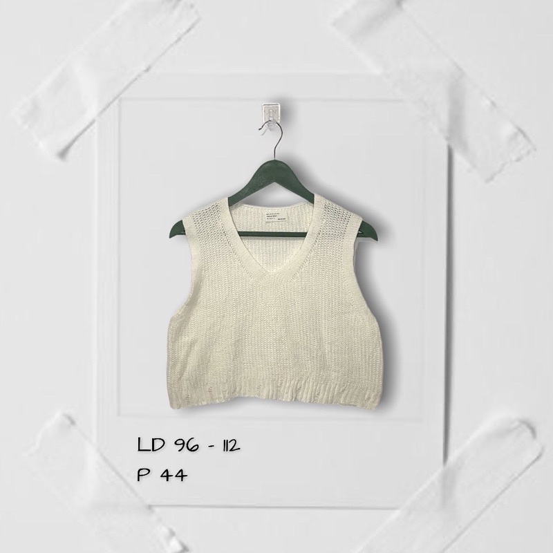 Monocode Korea Knit Vest Rompi Mymyt