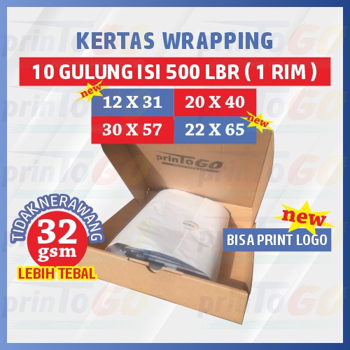 

(10 GULUNG ) KERTAS TISU PACKING / KERTAS PACKING OLSHOP