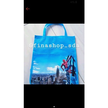 

Tas ulang tahun spiderman
