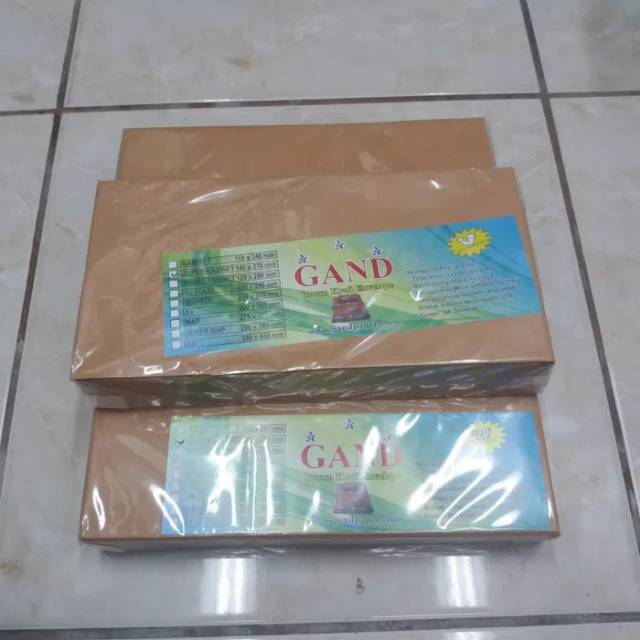 

Amplop Coklat Super Kabinet GAND Samson