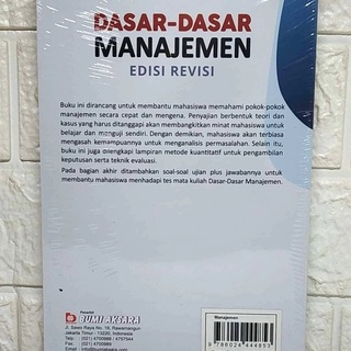 Jual BUKU ORI DASAR - DASAR MANAJEMEN Edisi Revisi George R. Terry ...