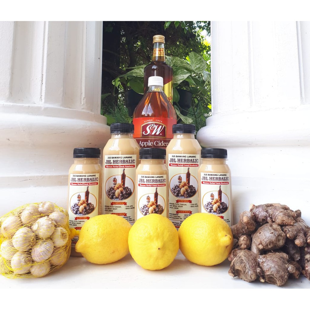 

[500ml] Jus Bawang Putih Tunggal Jahe Merah Madu Lemon Cuka Apel JBL HERBALIC
