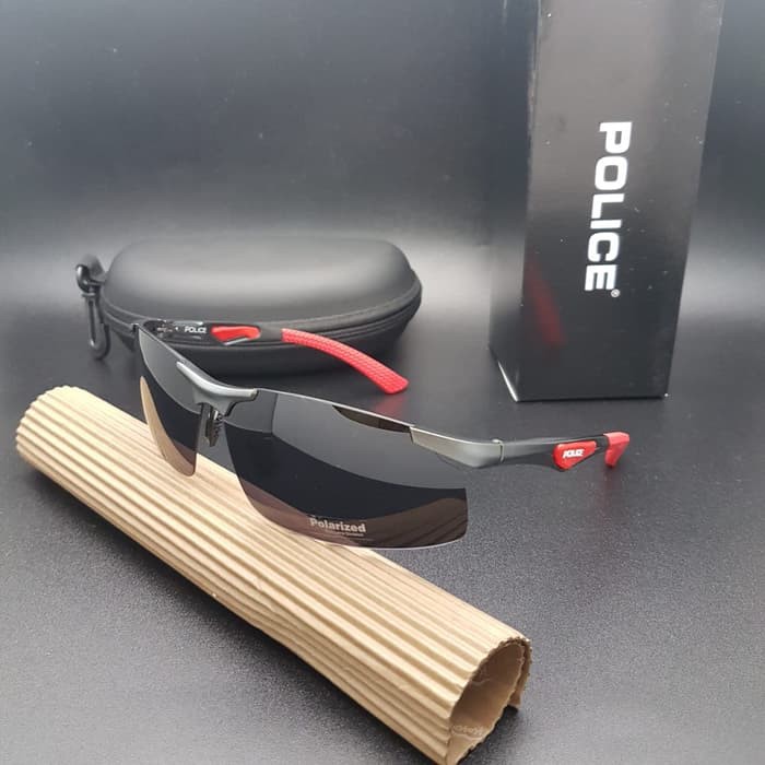 Sunglass Kacamata Sepeda Pria  Police A1920 Lensa Anti Radiasi Termurah