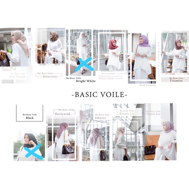 The basic voile by hida hasan