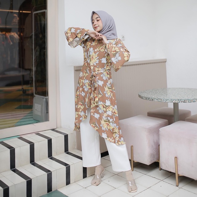 Koyu Hijab Baju Atasan Lusie tunik Hot Sale