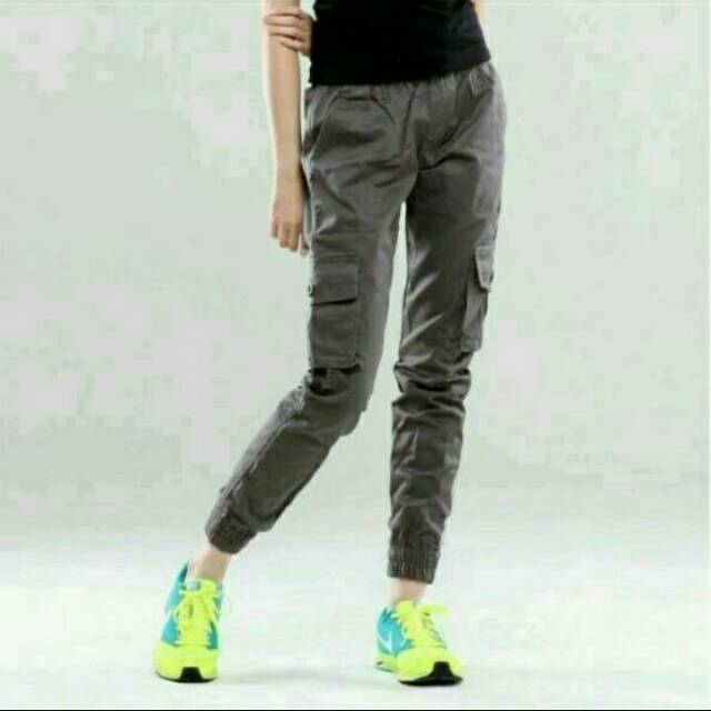 Celana jogger cewek cargo/ pdl wanita/joger cargo