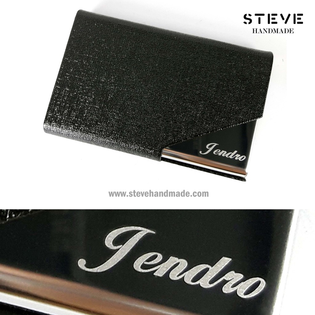 Tempat Kartu Nama Name Card Holder Dompet Kartu Kredit Credit Card Holder CH0016 Black